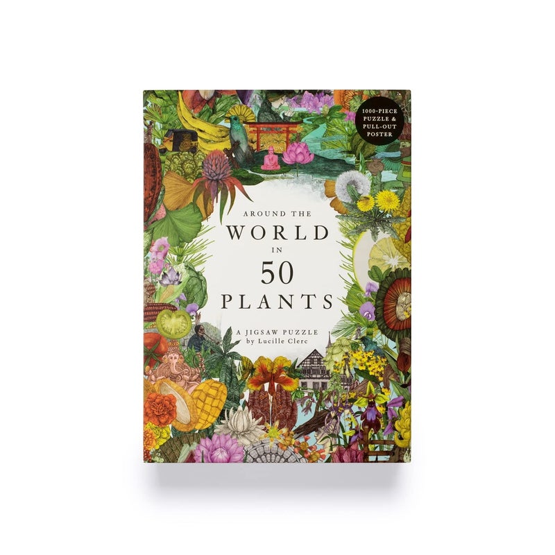 Laurence King Around The World in 50 Plants 1000 Piece Puzzle, 19 x 27 Inch - Image 2